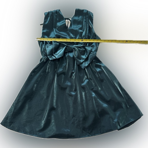 Entro Metallic Dress with Bow-Size Medium - Picture 7 of 12